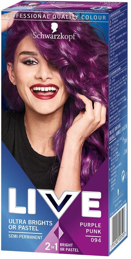 Schwarzkopf hårfarge Schwarzkopf Live Ultra Bright #94 Purple