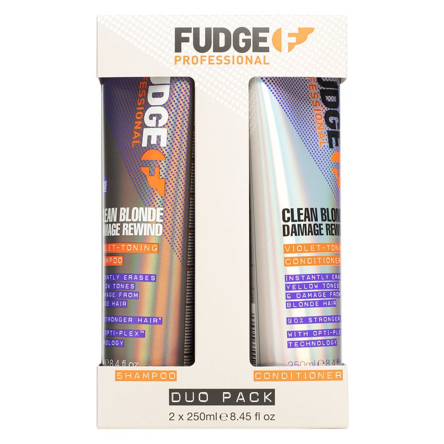 Fudge Clean Blonde Damage Rewind Toning-Violet duo 2pcs.