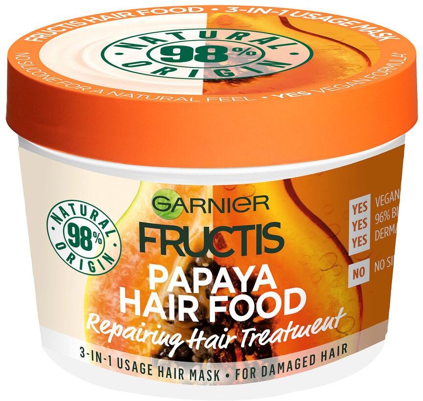 Garnier Hårpleie Garnier Fructis Hair Food Mask Papaya 390ml