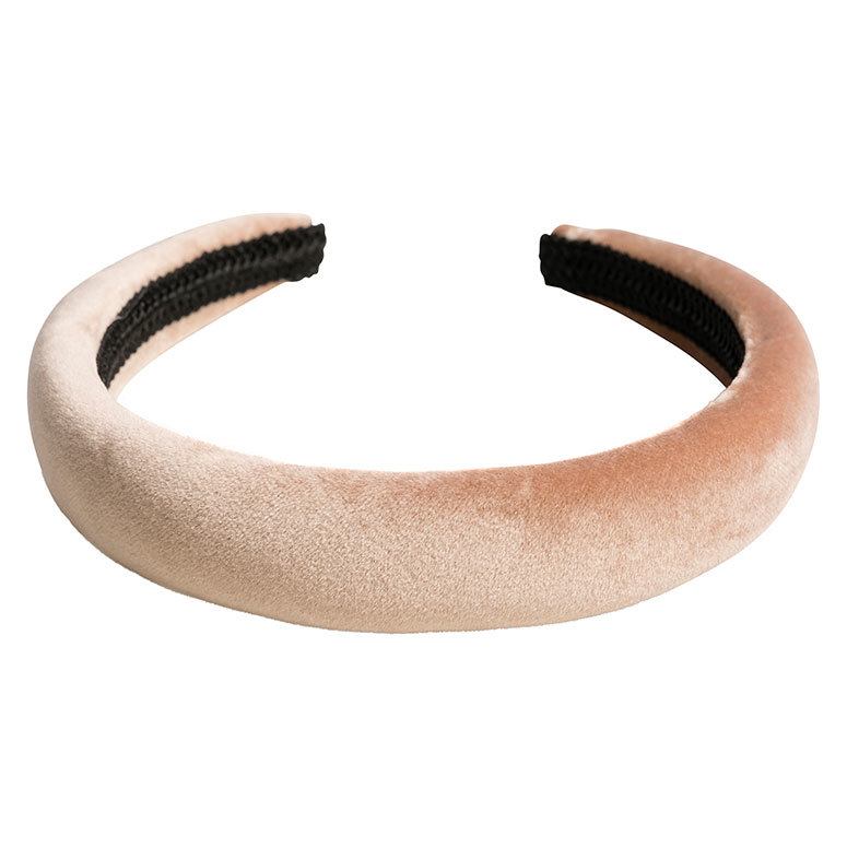 DARK Velvet Hair Band Broad Camel