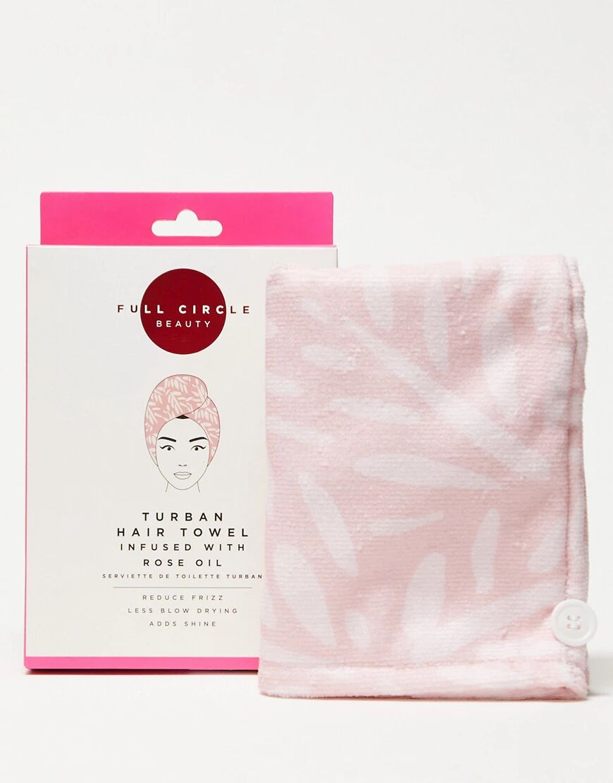 Beauty Extras Full Circle Beauty Infused Hair Towel with Rose Oil-No colour  No colour