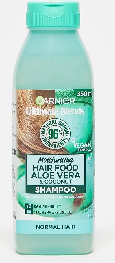 Garnier Ultimate Blends Moisturising Hair Food Aloe Vera Shampoo for Normal Hair 350ml-No colour  No colour