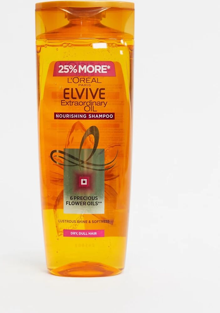 L'Oreal Elvive Extraordinary Oil Shampoo for Dry Hair 500ml-No colour  No colour