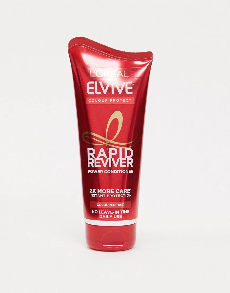L'Oreal Elvive Rapid Reviver Colour Protect Conditioner 180ml-No colour  No colour