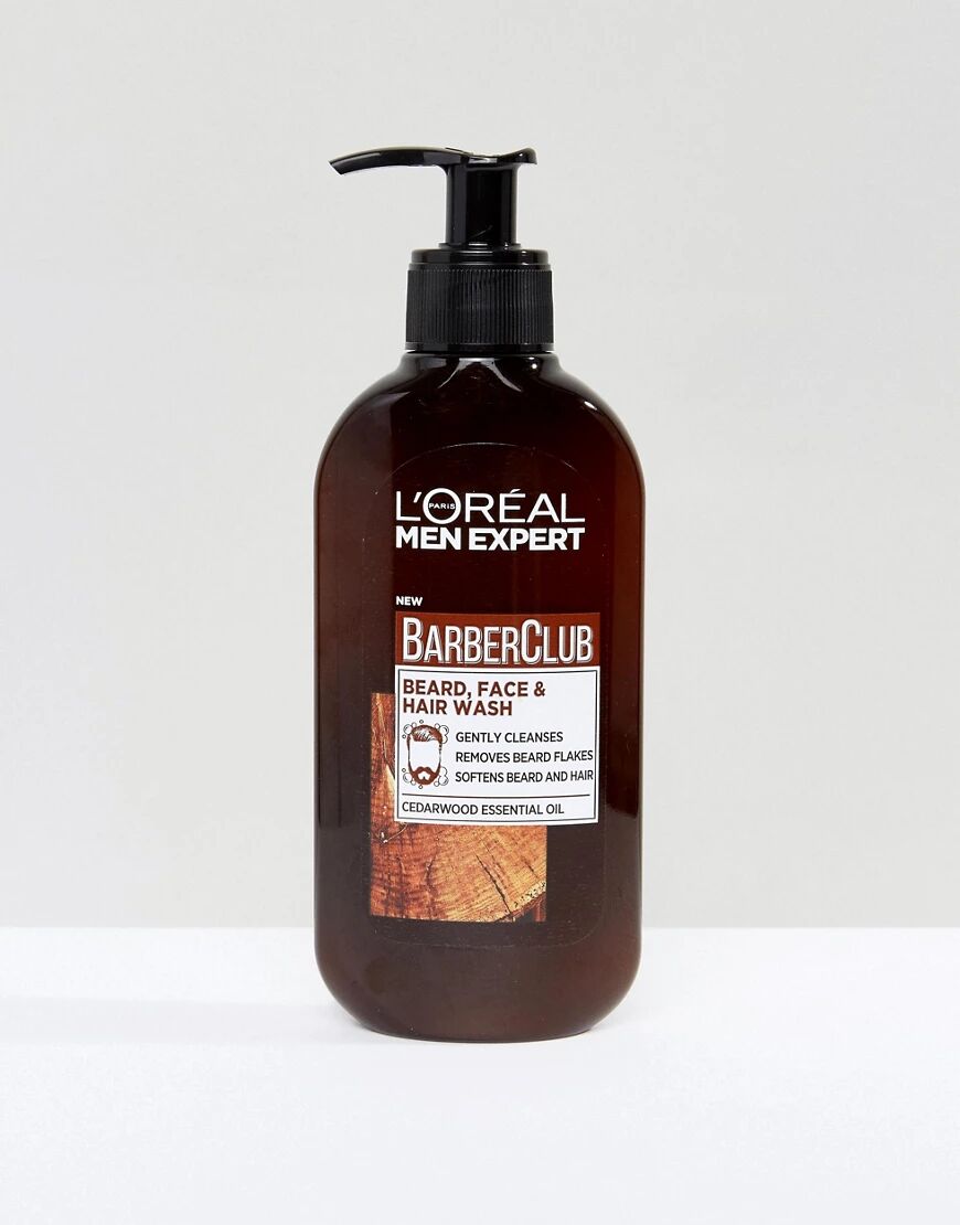 L'Oreal Men Expert Barber Club Wash 200ml-No colour  No colour