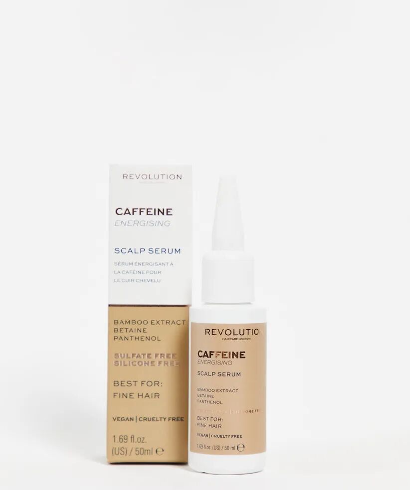 Revolution Haircare Caffeine Energising Scalp Serum for Fine Hair-No colour  No colour