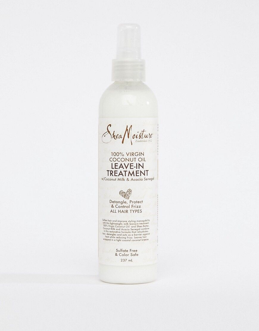 Shea Moisture 100% Virgin Coconut Oil Leave-In Conditioner 237ml-No colour  No colour