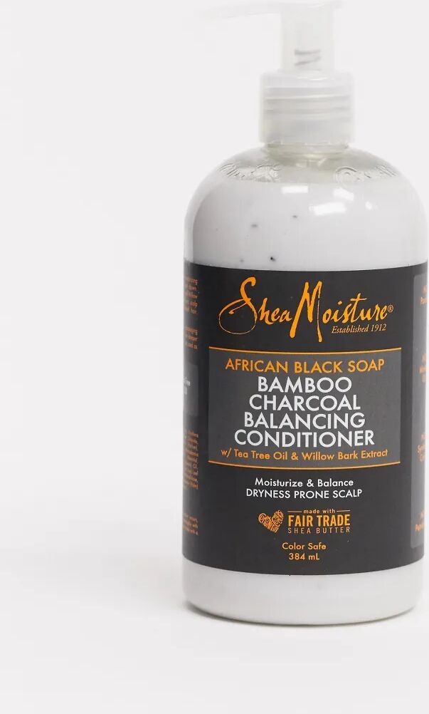 Shea Moisture African Black Soap Bamboo Charcoal Conditioner 384ml-No colour  No colour