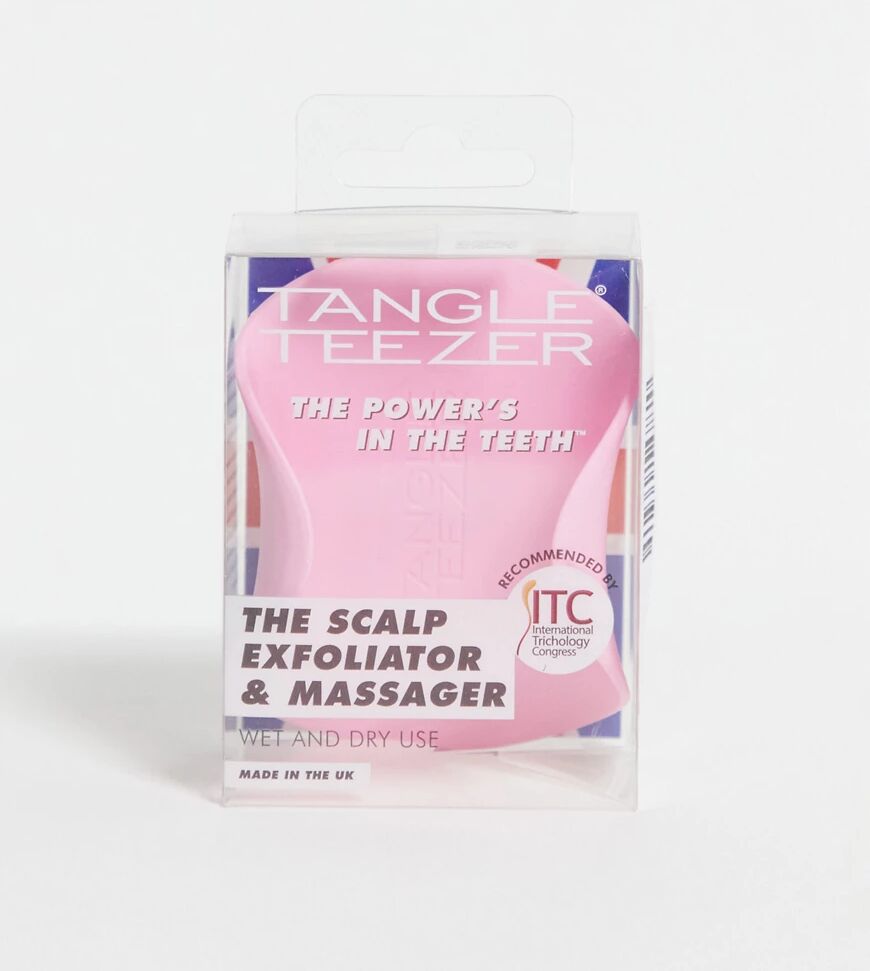 Tangle Teezer The Scalp Exfoliator & Massager in Pretty Pink-No colour  No colour