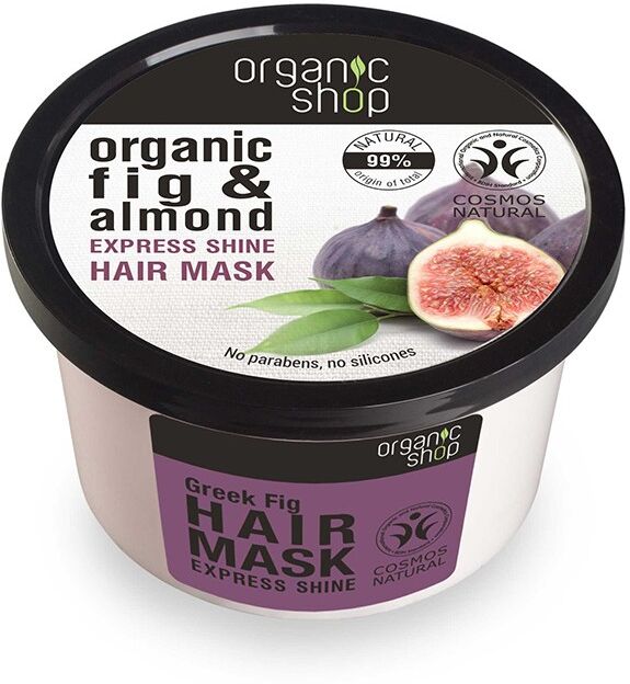 Organic Shop Organic Fig & Almond Express Shine Hair Mask 250 ml Hårmaske