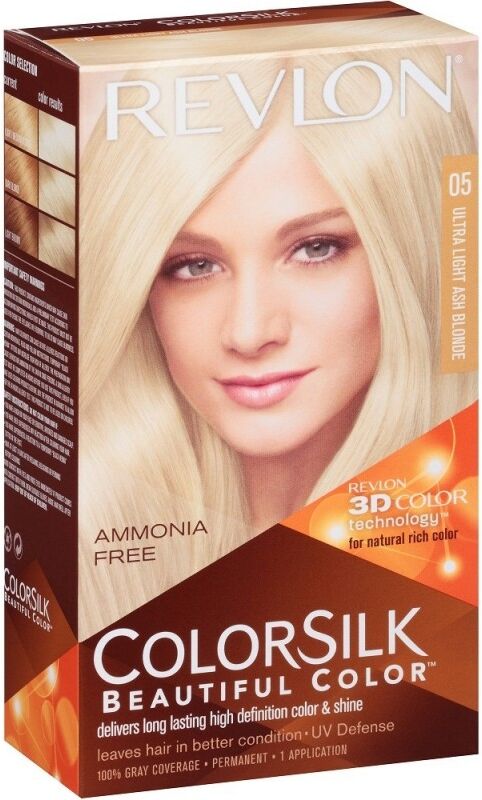 Revlon Colorsilk Permanent Haircolor 05 Ultra Light Ash Blonde 1 stk Hårfarge