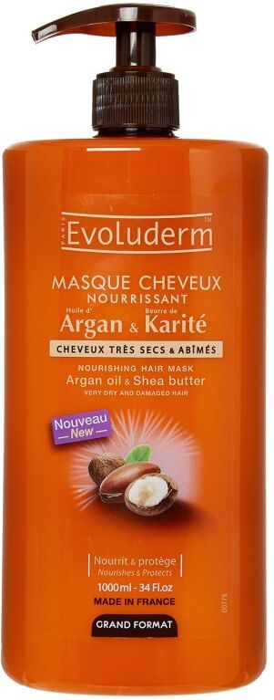 Evoluderm Argan Oil & Shea Hair Mask 1000 ml Hårmaske