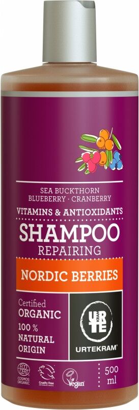 Urtekram Repairing Nordic Berries Shampoo 500 ml Sjampo