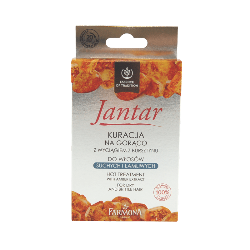 Jantar Amber Hot Treatment Dry & Brittle Hair 37 ml Hårkur