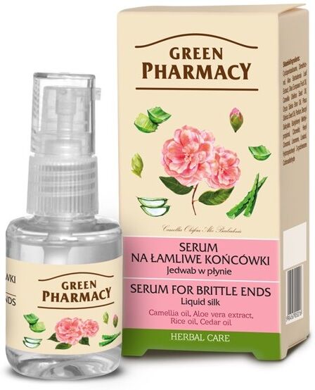 Green Pharmacy Liquid Silk Hair Serum Brittle Ends 30 ml Hårserum