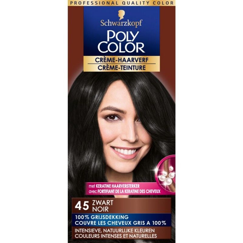 Schwarzkopf Poly Color 45 Black 1 stk Hårfarge