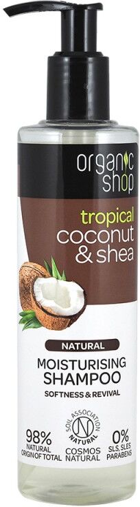 Organic Shop Tropical Coconut & Shea Shampoo 280 ml Sjampo