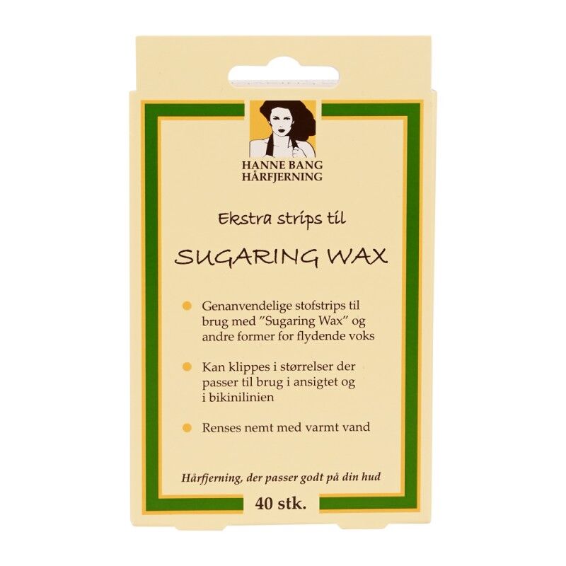 Hanne Bang Sugaring Wax Extra Strips 40 stk Hårfjerning