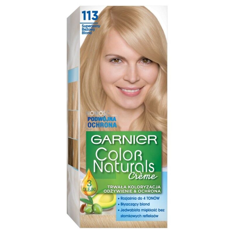 Garnier Color Naturals 113 Beige Blond 1 stk Hårfarge