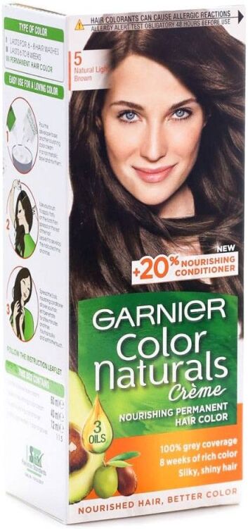 Garnier Color Naturals 5 Natural Light Brown 1 stk Hårfarge