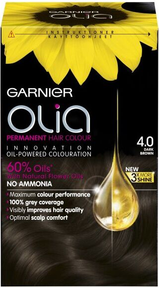 Garnier Olia 4.0 Dark Brown 1 stk Hårfarge