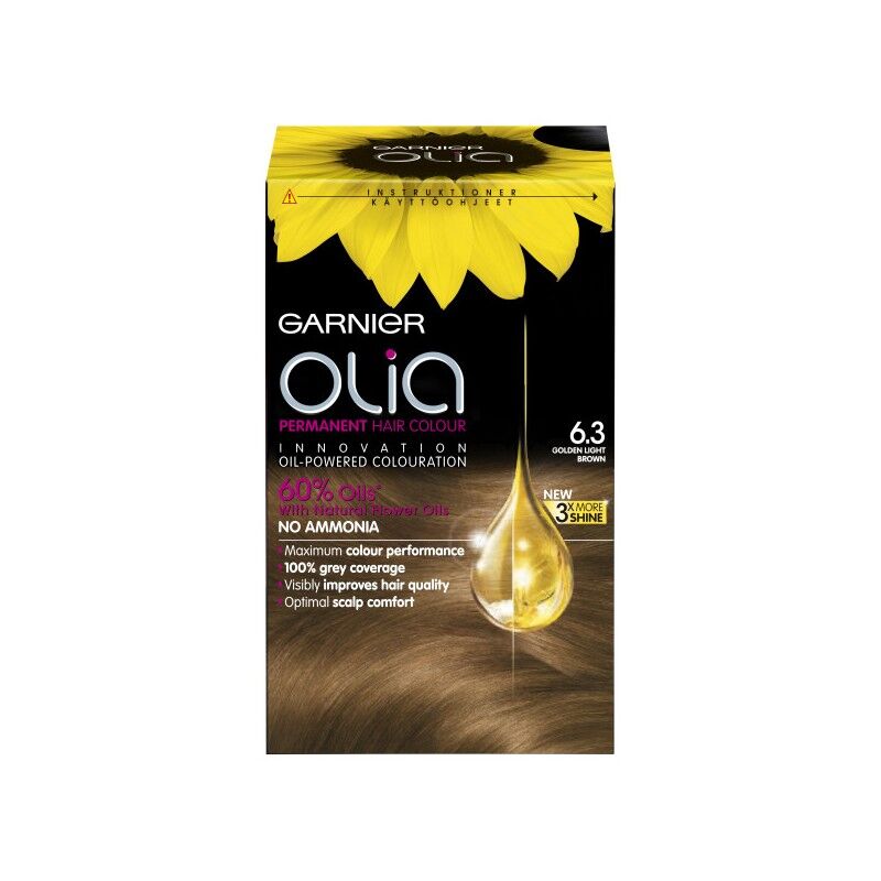 Garnier Olia 6.3 Golden Light Brown 1 stk Hårfarge