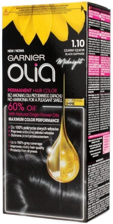 Garnier Olia 1.10 Black Sapphire 1 stk Hårfarge