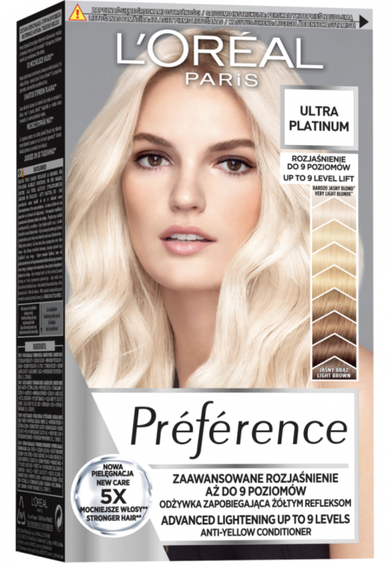 L'Oreal Preference Extreme Platinum 1 stk Hårfarge