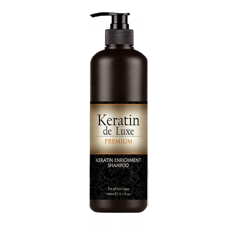 Keratin De Luxe Shampoo 1000 ml Sjampo