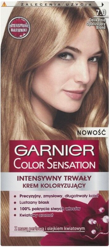 Garnier Color Sensation 7.0 Opal Blond 1 stk Hårfarge