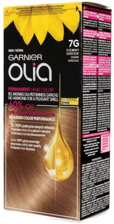 Garnier Olia 7G Dark Greige 1 stk Hårfarge