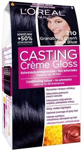 L'Oreal Casting Creme Gloss 210 Black Blue 1 stk Hårfarge