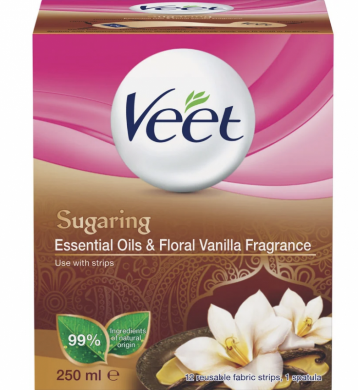 Veet Sugaring Essential Oils & Vanilla 250 ml Hårfjerning