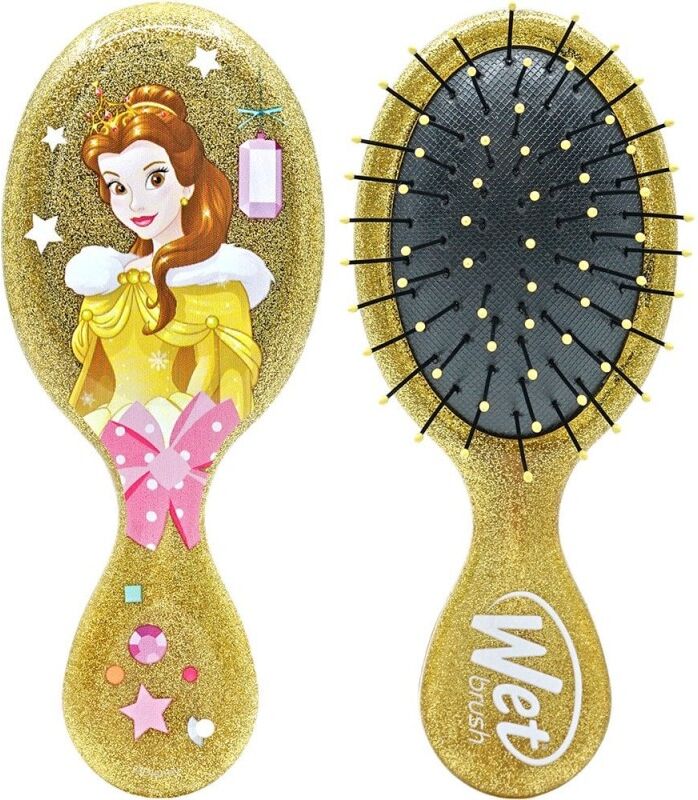 The Wet Brush Disney Glitter Ball Mini Detangler Belle 1 pcs Hårbørste