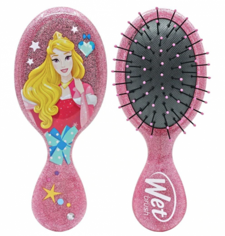 The Wet Brush Disney Glitter Ball Mini Detangler Aurora 1 pcs Hårbørste