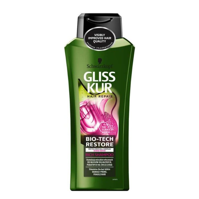 Schwarzkopf Gliss Kur Bio-Tech Restore Rich Shampoo 400 ml Sjampo