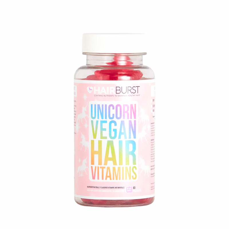 Hairburst Vegan Unicorn Hair Vitamins 60 pcs Hårvitaminer