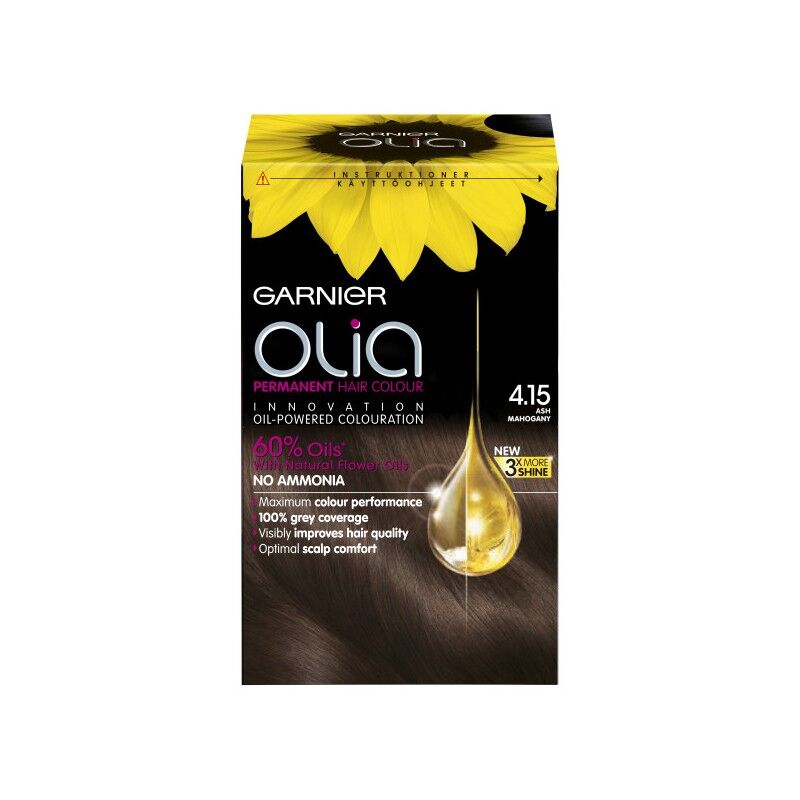 Garnier Olia 4.15 Ash Mahogany 1 stk Hårfarge