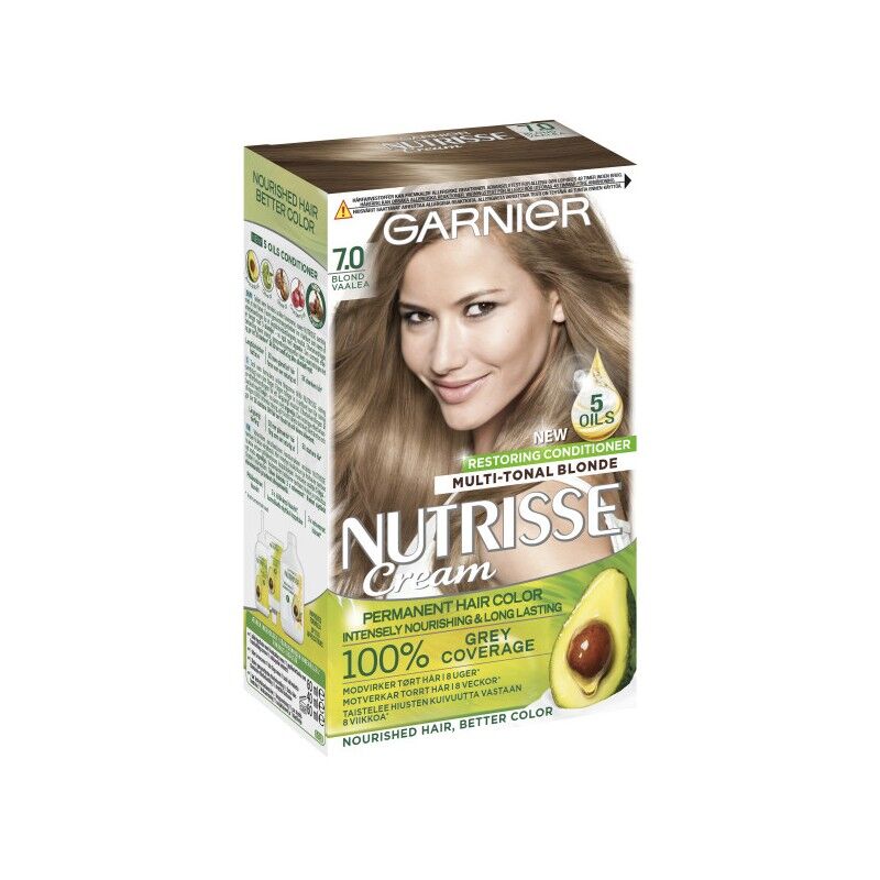Garnier Nutrisse Cream 7 Blond 1 stk Hårfarge