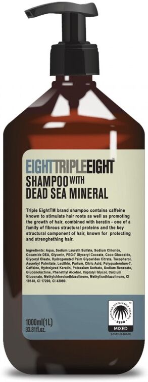 Triple Eight Dead Sea Mineral Shampoo 1000 ml Sjampo