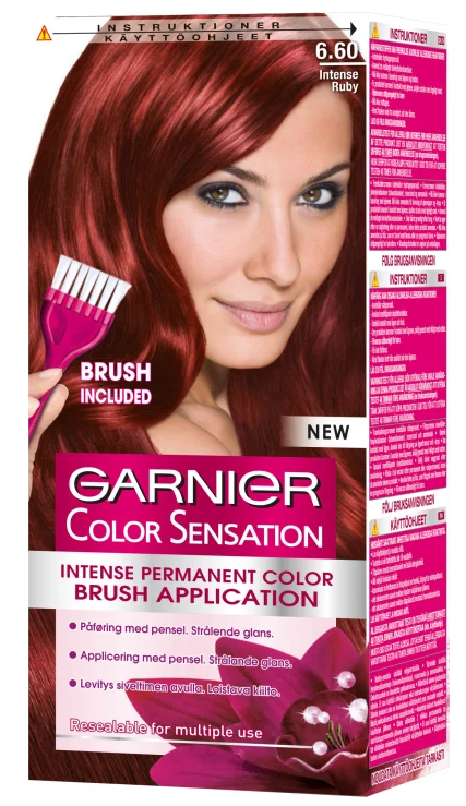 Garnier Color Sensation 6.60 Intense Ruby Red 1 pcs Hårfarge