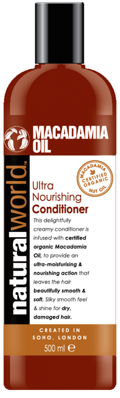 Natural World Macadamia Oil Ultra Nourishing Conditioner 500 ml Balsam