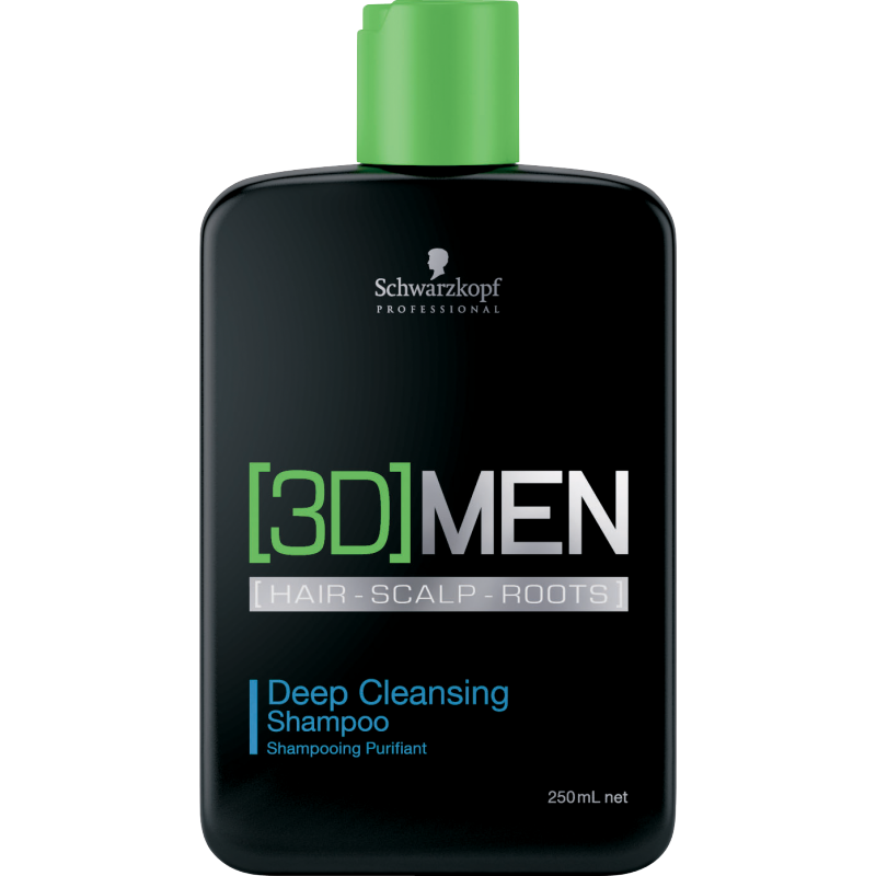 Schwarzkopf 3D Men Deep Cleansing Shampoo 250 ml Sjampo