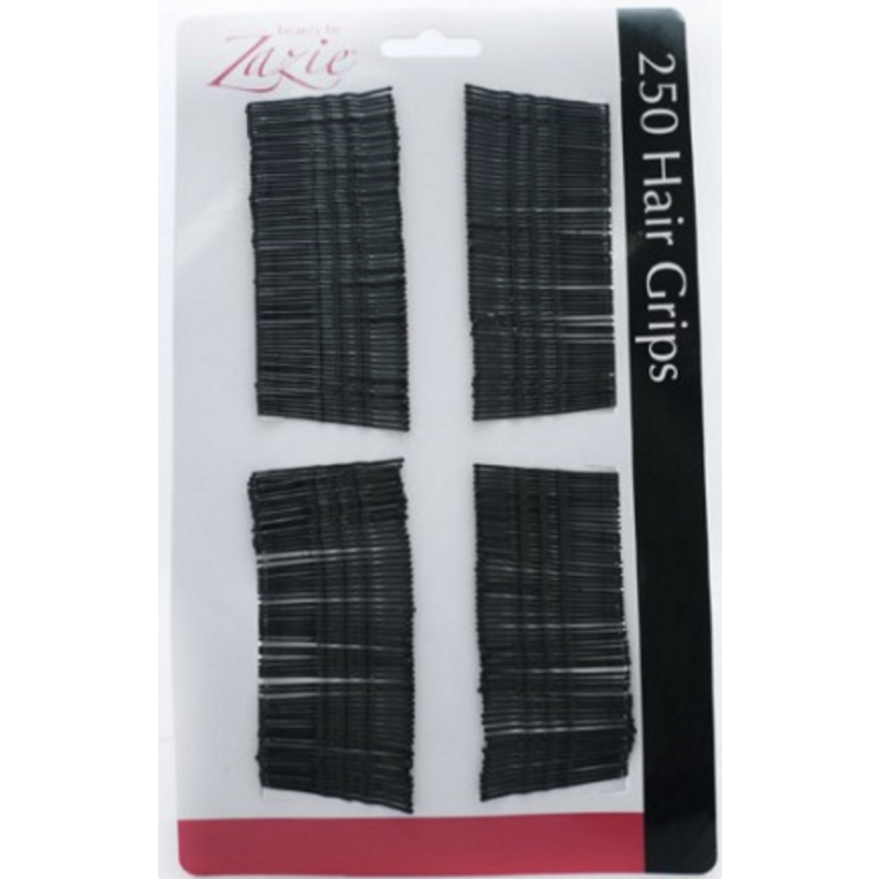 Zazie Hair Grips Black 250 stk Hårklemmer