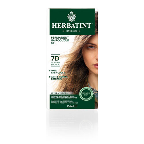 Herbatint 7d Hårfarve Golden Blonde - 150 ml