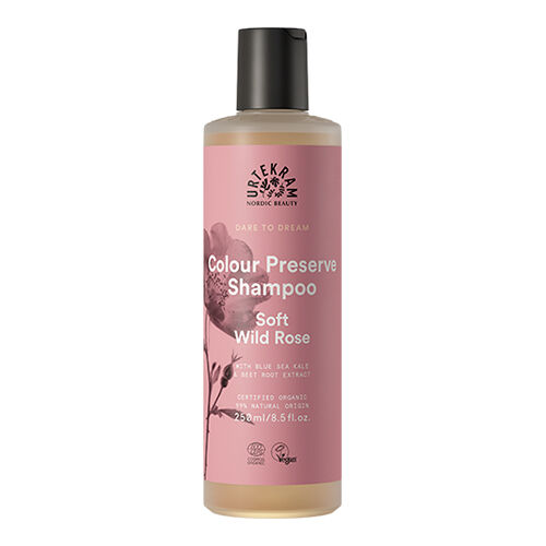 Urtekram Shampoo Soft Wild Rose T. Farvet Hår - 1 stk