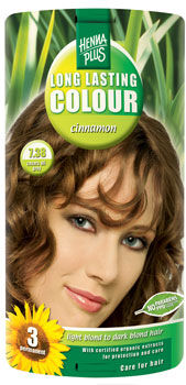 Henna Plus 7.38 Hårfarve Cinnamon Long Lasting Colour - 40 ml