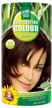 Henna Plus 4.56 Hårfarve Auburn Long Lasting Colour - 40 ml