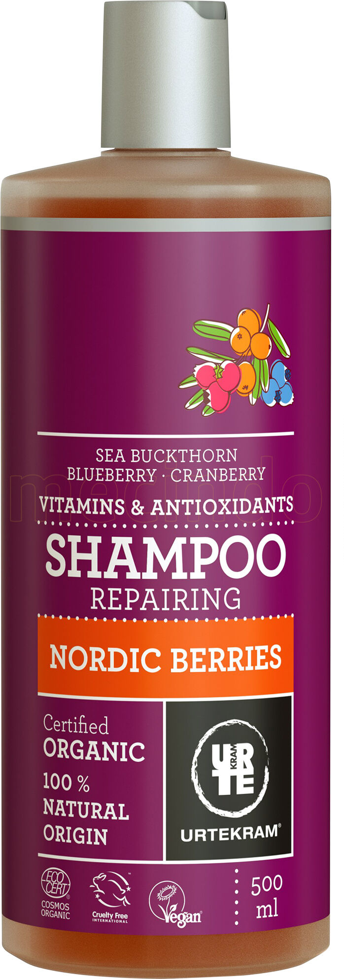 Urtekram Nordic Berries Shampoo - 500 ml