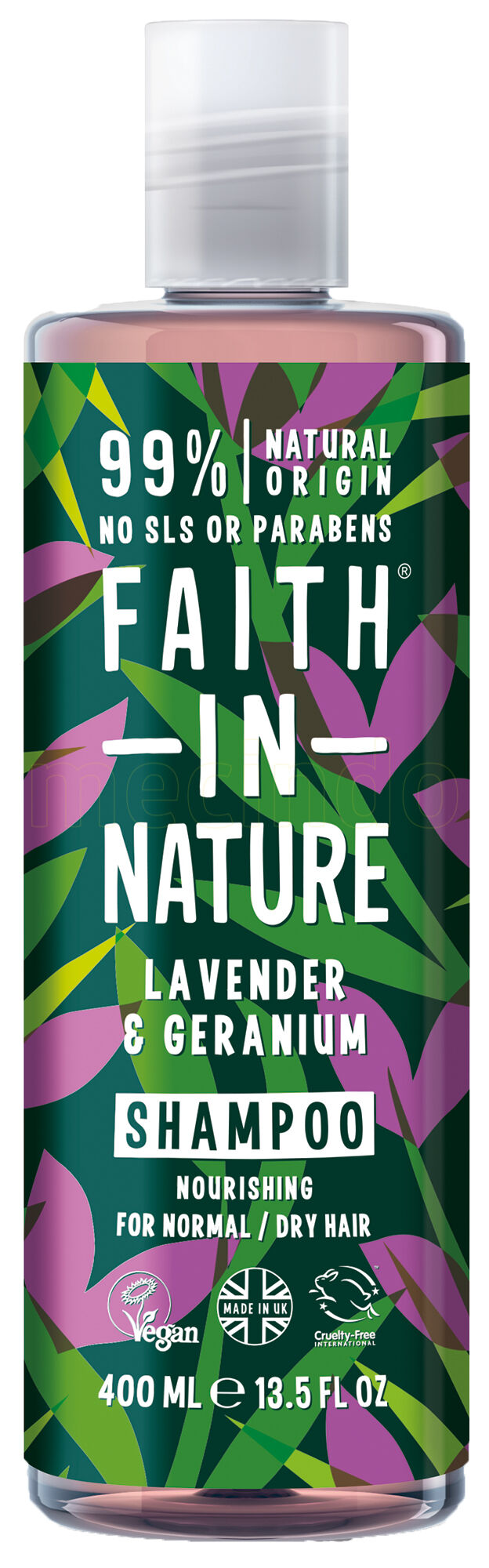Faith in Nature Shampoo Lavendel & Geranium - 400 ml
